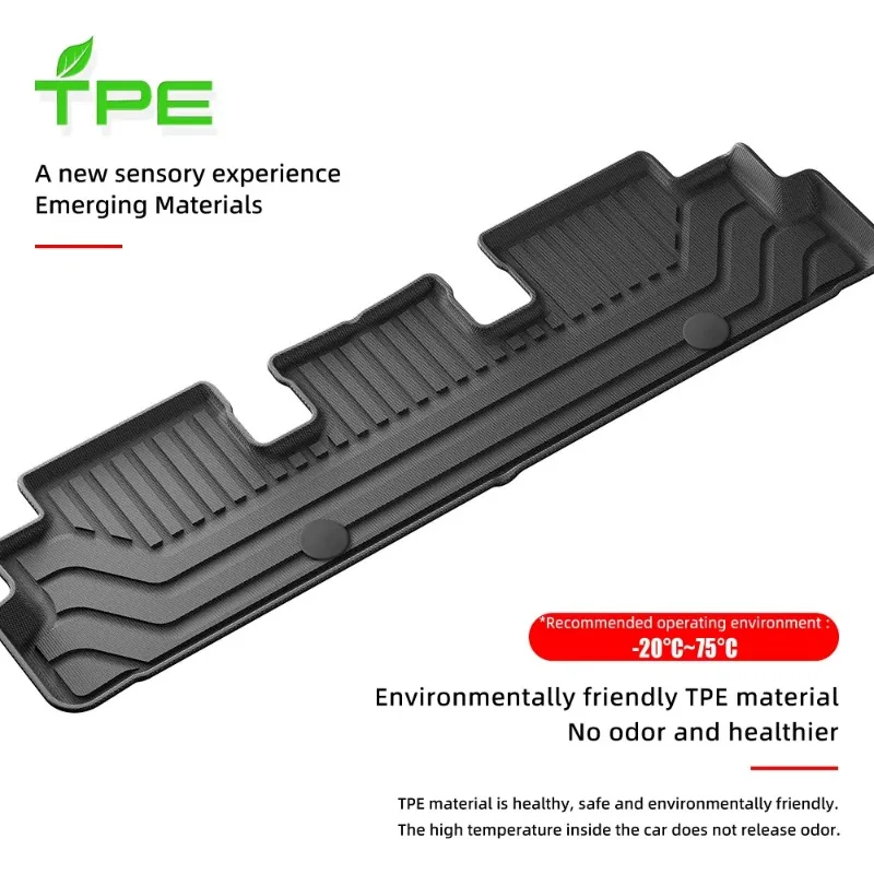 Perfect Fit Car Mats For Nissan Pathfinder 2024 Complete All-Weather Protection Waterproof Floor Liners, Easy Clean