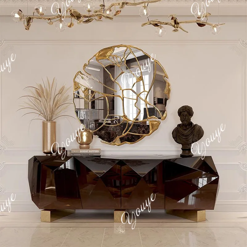 Hand Mirror Room Decor Mirrors Light Decoration Home Desk Large Big Led Makeup Vanity Modern Liquidation Espelho Body Wall Art