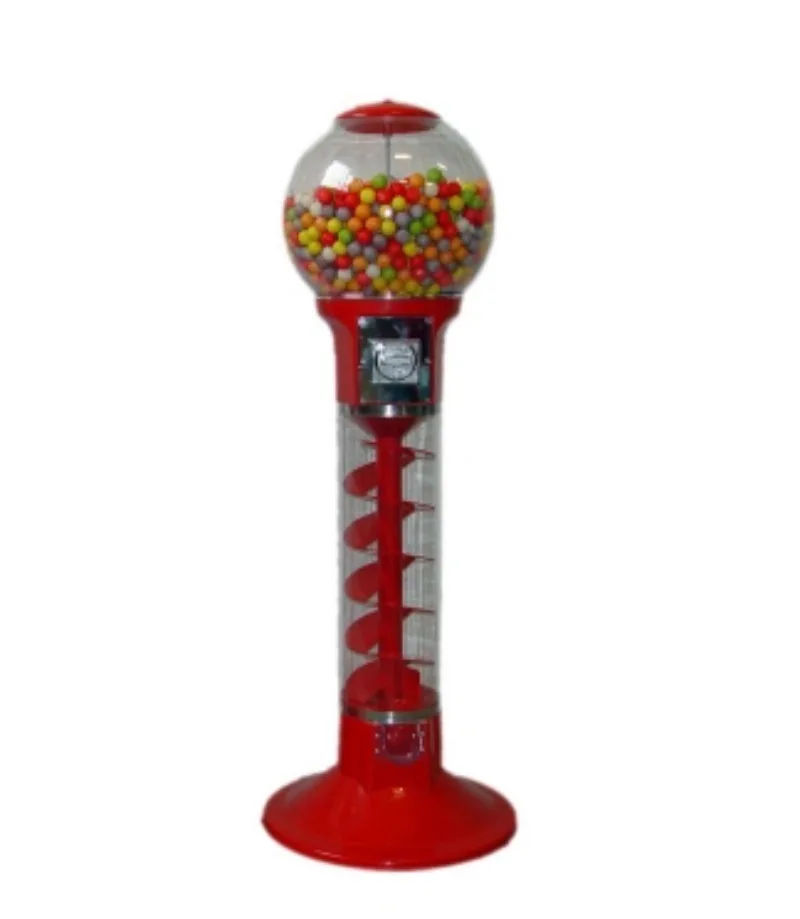 

Round head spiral candy machine children's coin-operated egg-twisting toy machine coin-operated, lottery toy amusement