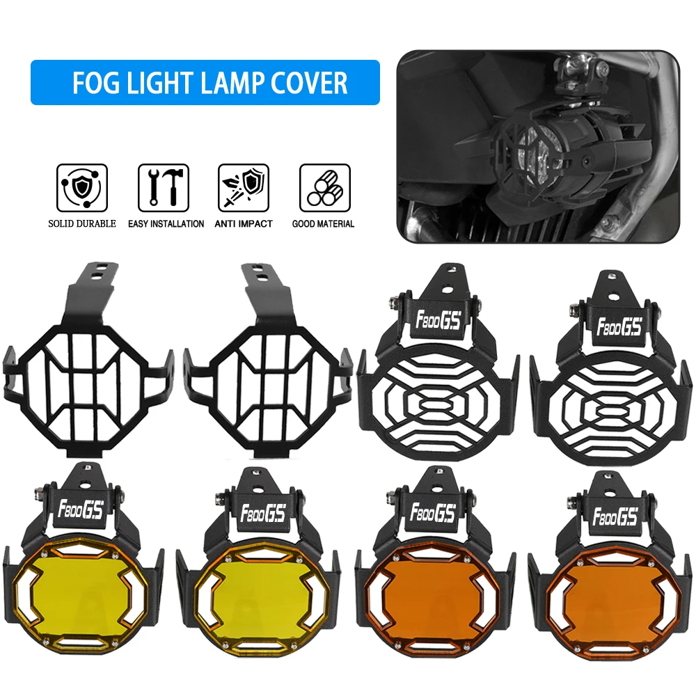 

For BMW F800GS F 800 GS F800 GS F 800GS 2008-2016 2015 2014 2013 2012 Motorcycle Flipable Fog Light Protector Guard Lamp Cover