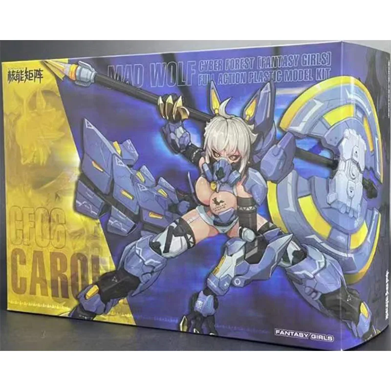 In Stock Anime NUKE MATRIX CF06 CYBER FOREST MAD WOLF CAROLINA ROLPHE Plastic Model Kit Assembly Action Toys Figure Anime Gift