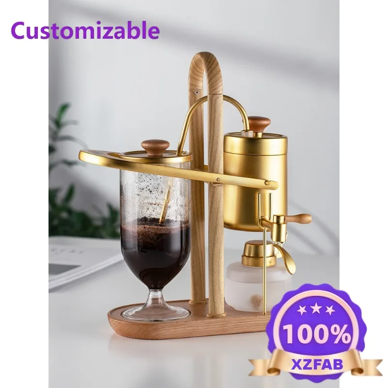 Factory Direct 2026 Coffee pot Household retro siphon coffee machine  lamp Manual coffee making utensil
