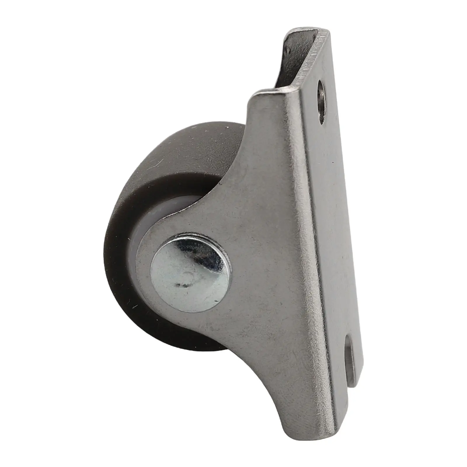 4 Pieces Inch Low Profile Casters for Furniture Rolling Cabinets and Sliding Doors with Ball Bearing Mechanism and Rubber Wheels