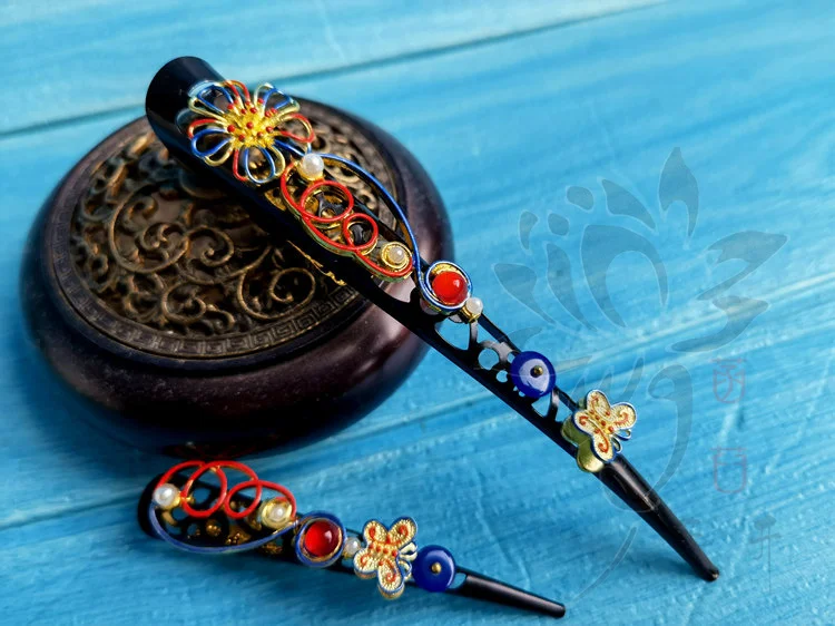 2 PCS High Grade Nails Ornament Qing Dynasty Peacock Dance Chinese Long Nail Cover Costume Prop