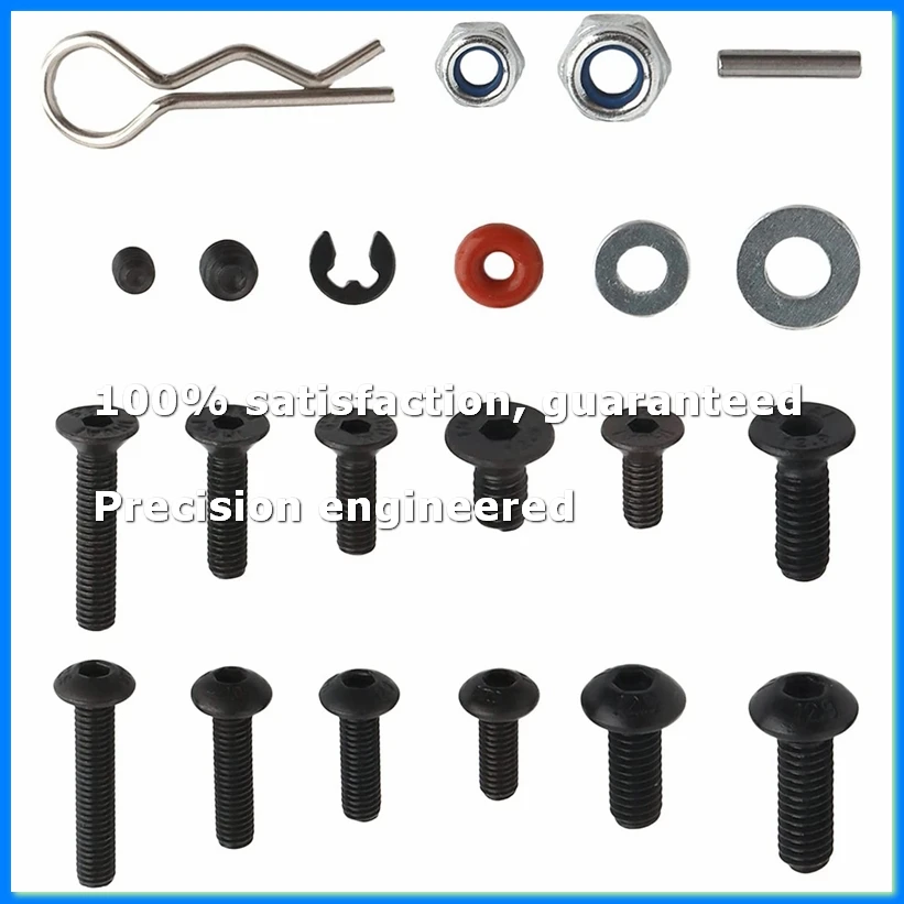 500Pcs Universal RC Screw Kit Hardware Fasteners Set for Axial Redcat Arrma 1/8 1/10 1/12 1/16 RC Cars-DTA9