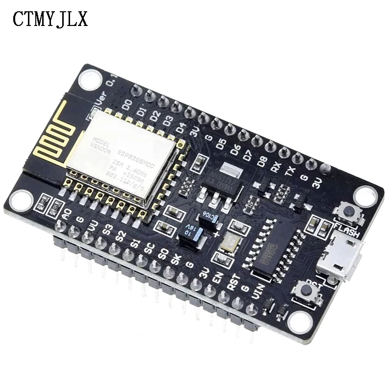 For NodeMCU V3 ESP8266 ESP-12E WIFI Development Board CH340G Square Blackboard Micro USB Interface DIY Electronic