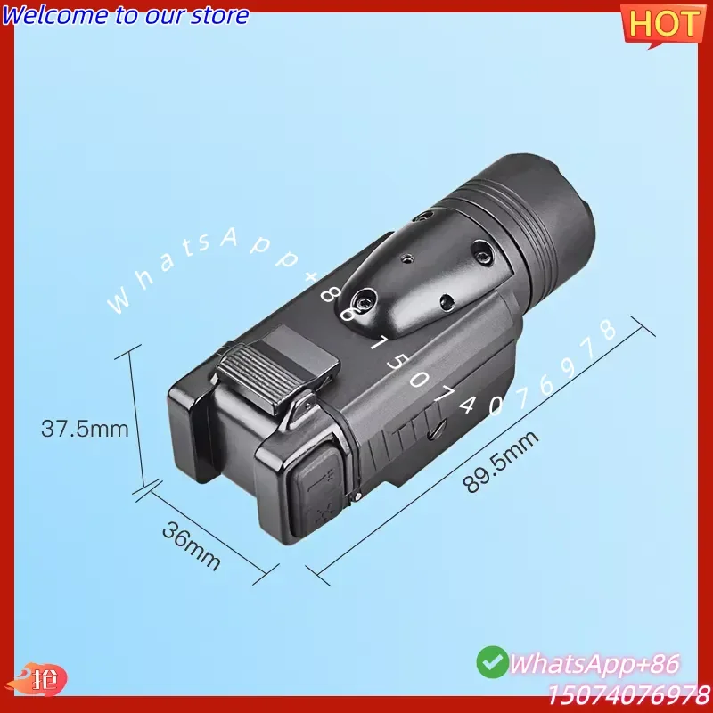 2026New 1000 Lumens LED 92 Green Combo Tactical Torch Flashlight Camping Aluminum Alloy Body USB Charging DC