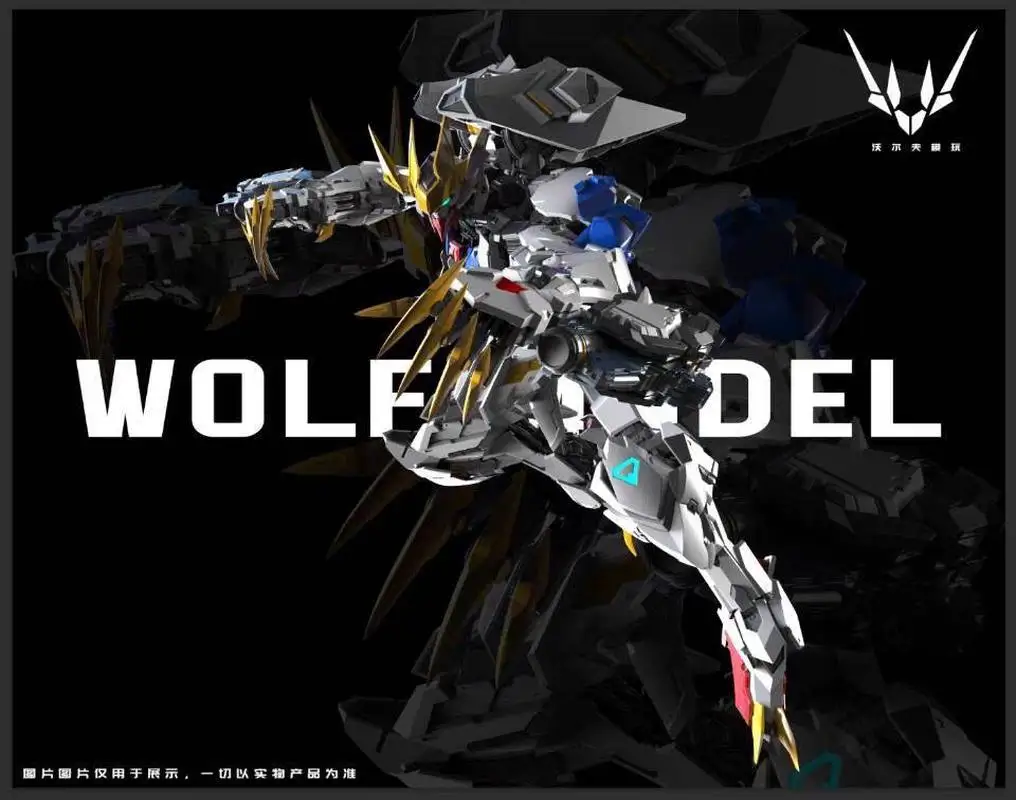 

Wolf King 1/100 Barbatos Mecha Assembly Model Kit Alloy Skeleton Action Figure Toy Gift for Mecha Fans by Wolf Technology
