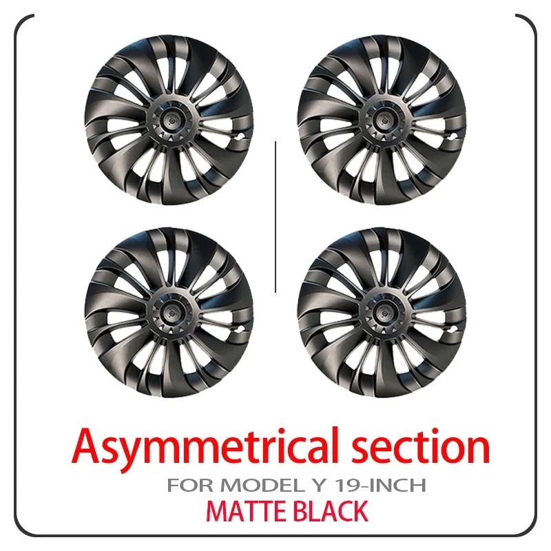 2020-2024 Voor Tesla Model Y 19Inch Wiel Wieldop Vervanging 4 Stuks Naafdop Rechts & Links Wieldop volledige Velg Cover Accessoires