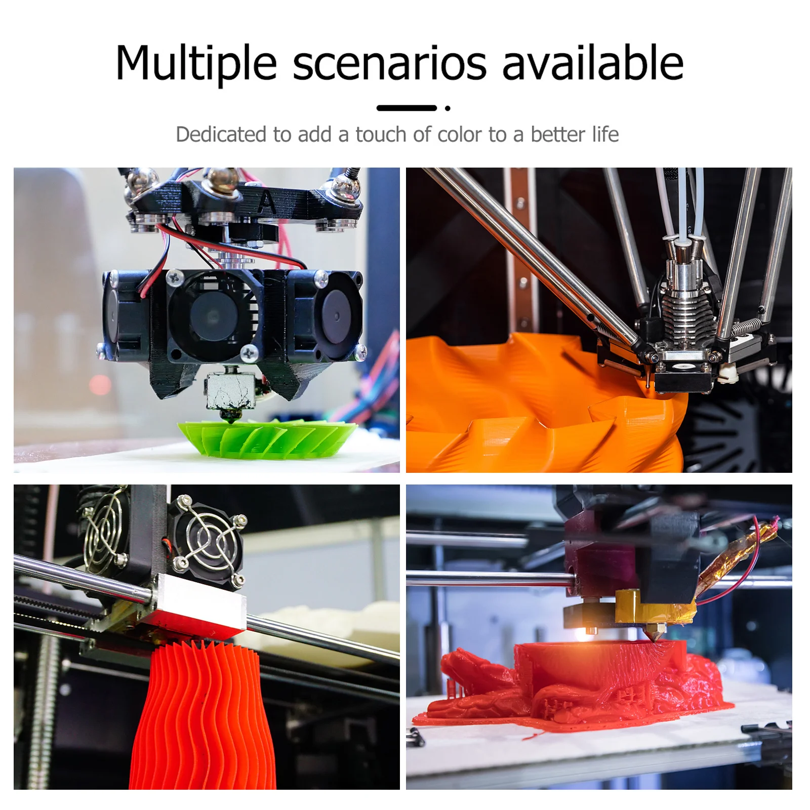 

2pcs Screw Nut Block For 3D Printer Anti-Backlash Plastic Nut Base Smooth Recessed Holes Durable 3D Printing Parts Accessory