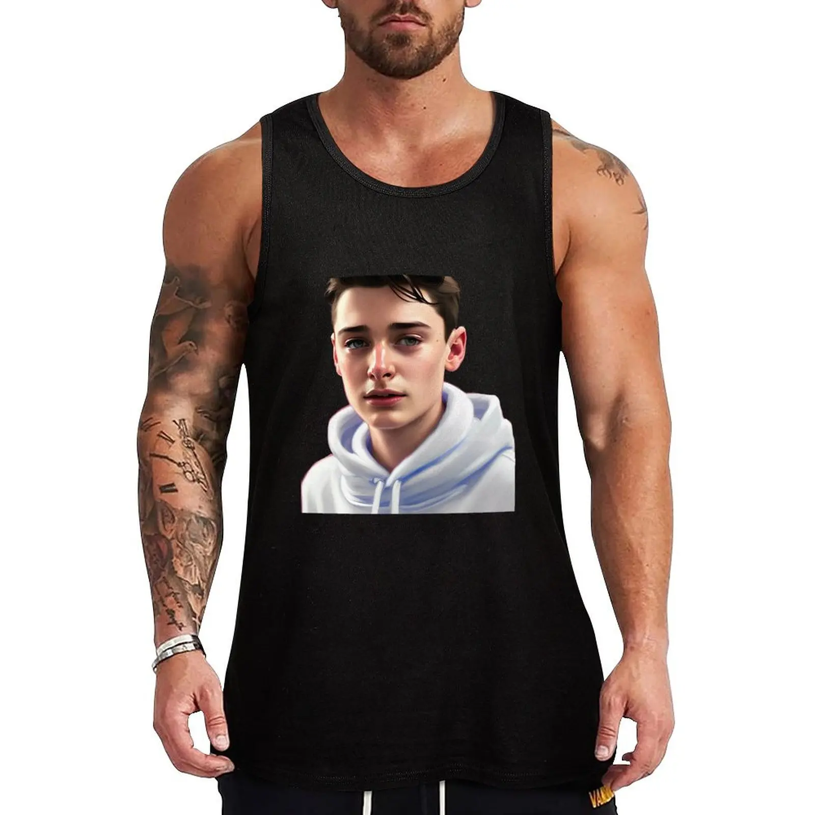 Noah Schnapp Tank Top Dry Fit Tank Top Moisture Wicking Sports Sleeveless