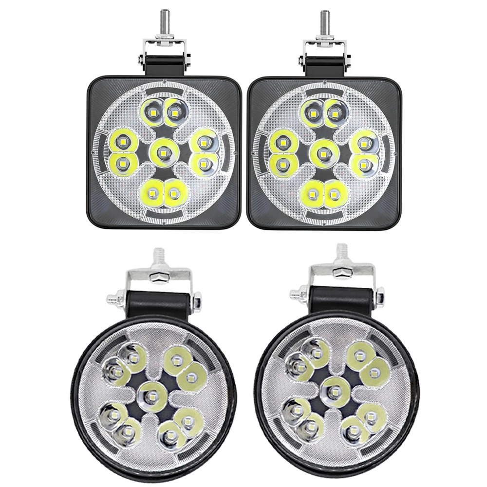 

2Pcs 63W LED Work Light Bar Spot Pods Fog Lamp Offroad Driving Truck SUV ATV Car Accessories