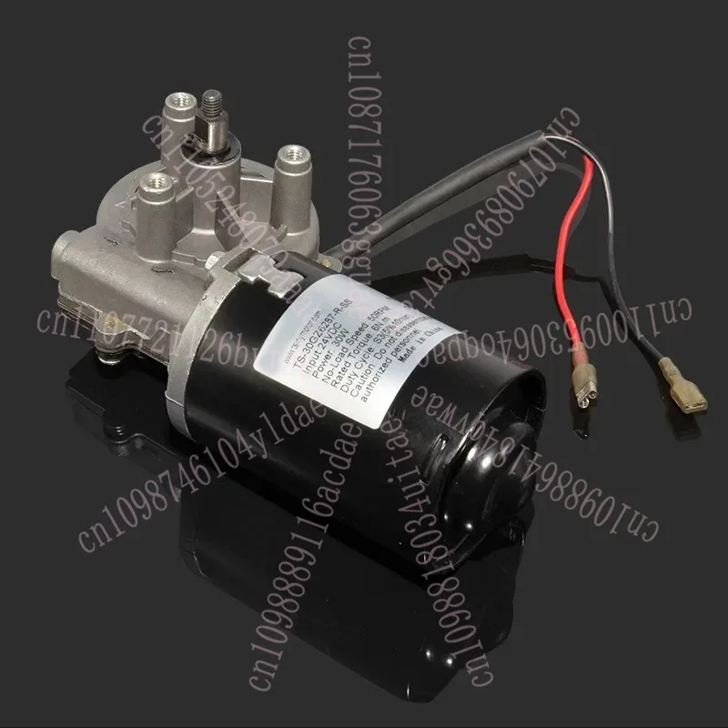 

Червячная передача постоянного тока и червячный двигатель, 30 Вт, 12 В/24 В, мотор-редуктор, 60 кг, металлическая медная турбина для гаражных ворот