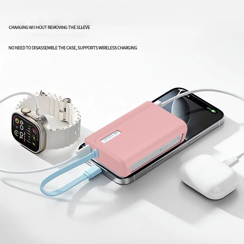 

Silicone Cover for CukTech CP13 Power Bank, Skin-Friendly Anti-Lost Protective Power Case for CukTech CP13 , Case Only