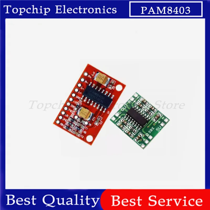 1-10 Uds PAM8403 módulo de Audio 2x3W Super Mini placa amplificadora de potencia Digital para módulo amplificador de Audio estéreo Clase D potencia de 5V