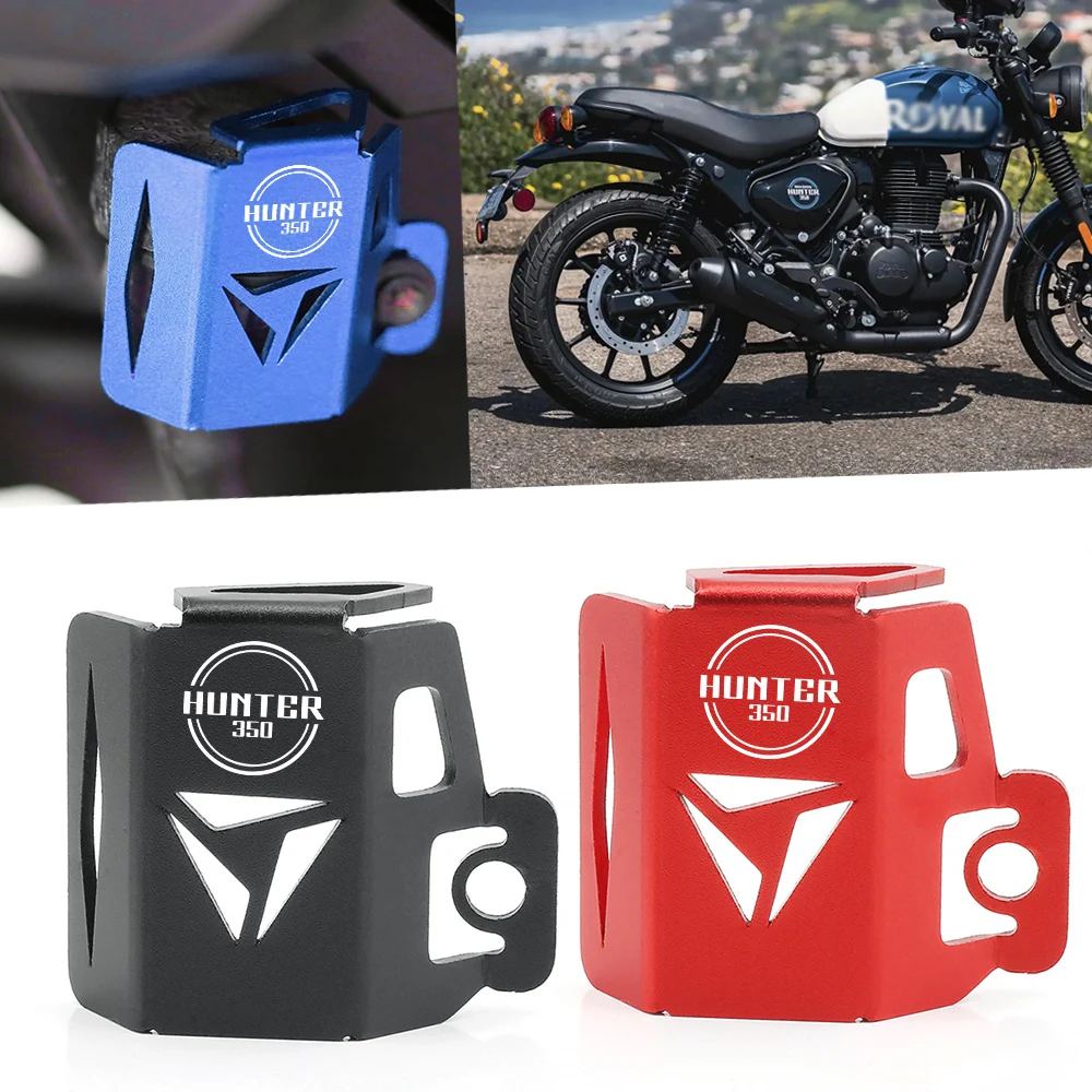 For Royal Enfield Hunter 350 Hunter350 2025 2026 Motorcycle CNC Rear Brake Fluid Reservoir Guard Cover Protector