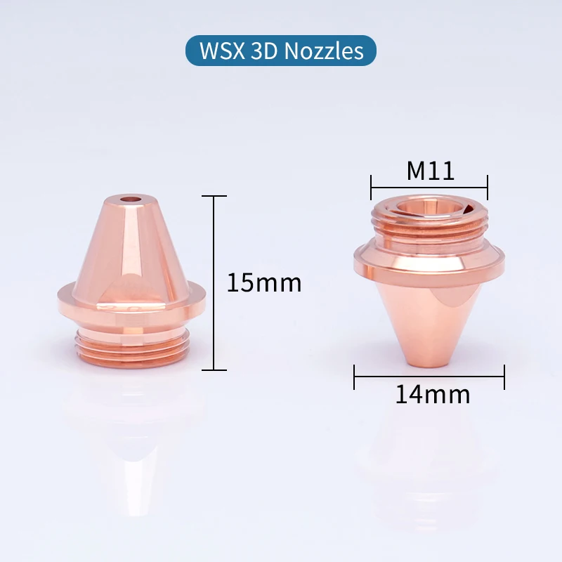 Boquilla láser Raymach WSX SW boquilla única M11 WHSA cortador de tubo láser chorro de corte de cobre rojo láser de fibra BNDLG tridimensional