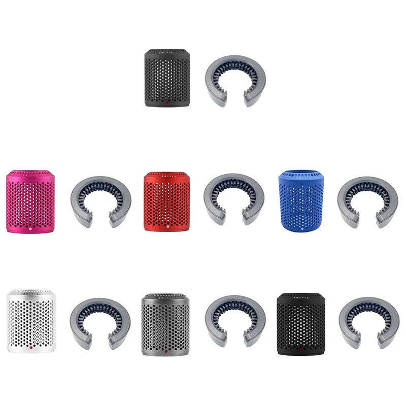 Cubierta de filtro exterior para secador de pelo Dyson HD01 HD03 HD08, filtro de colador A prueba de polvo, piezas de repuesto de limpiador de red A