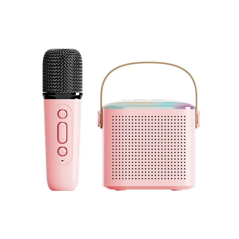 Wireless Portable Karaoke Audio Microphone Microphone Outdoor Singing Bluetooth Speaker Home Small Family KTV System