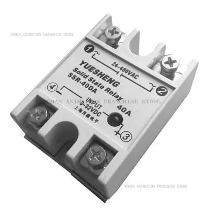 

Single-phase AC solid state-relay, SSR-40DA,