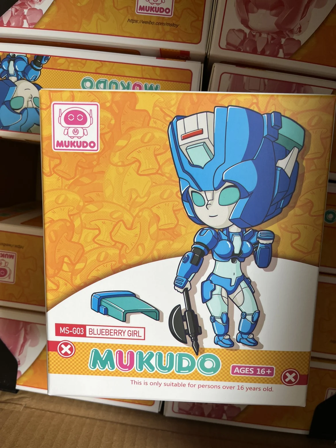 IN STOCK Transformation Magic Square MS-TOY MS-G03 MSG03 BLUEBERRY GIRL Mini Action Figure Model Statue Collection Toy