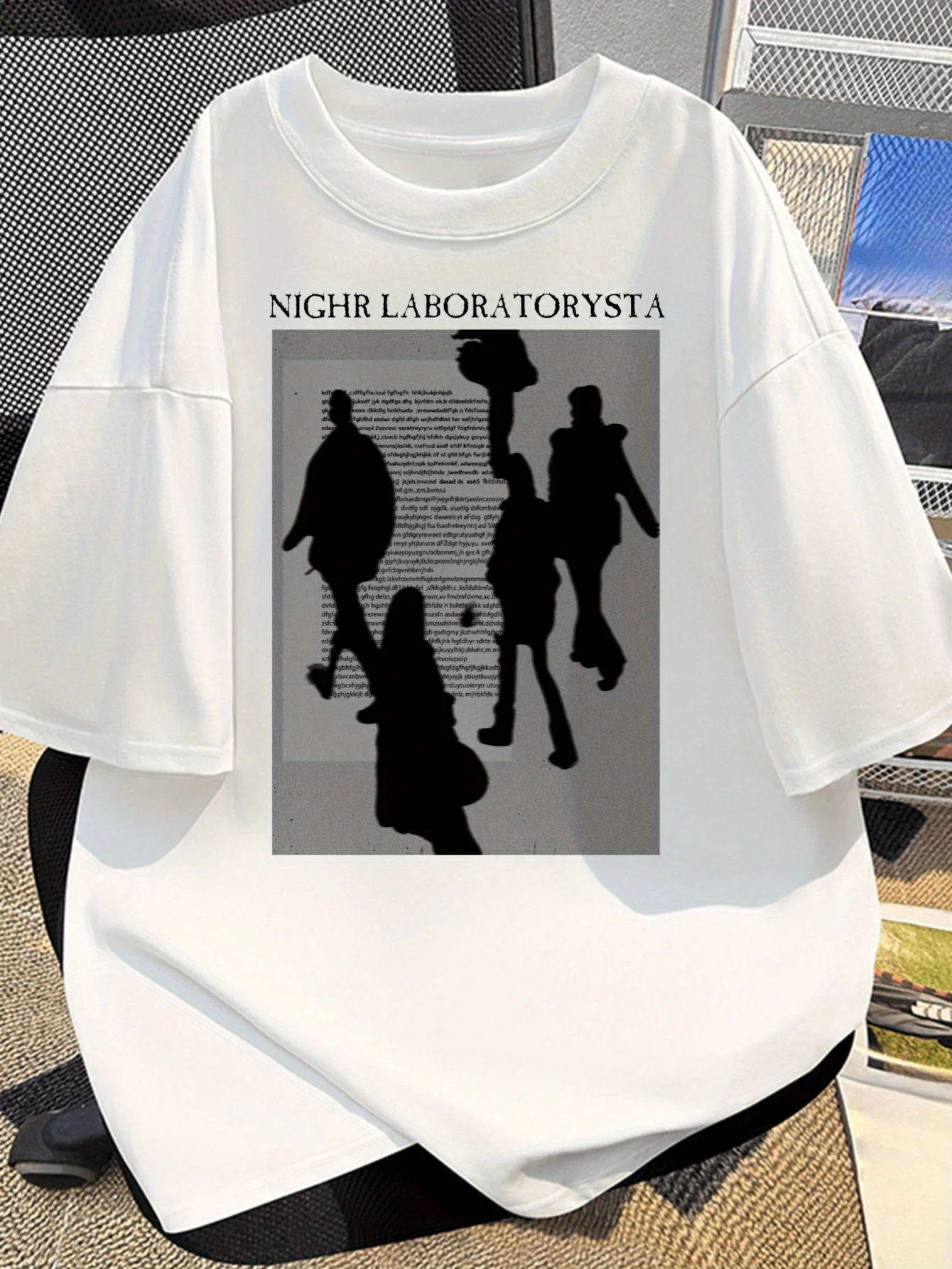 

Ночная лаборатория, графический принт, лето, осень и зима, повседневные и удобные мужские и женские футболки из чистого хлопка