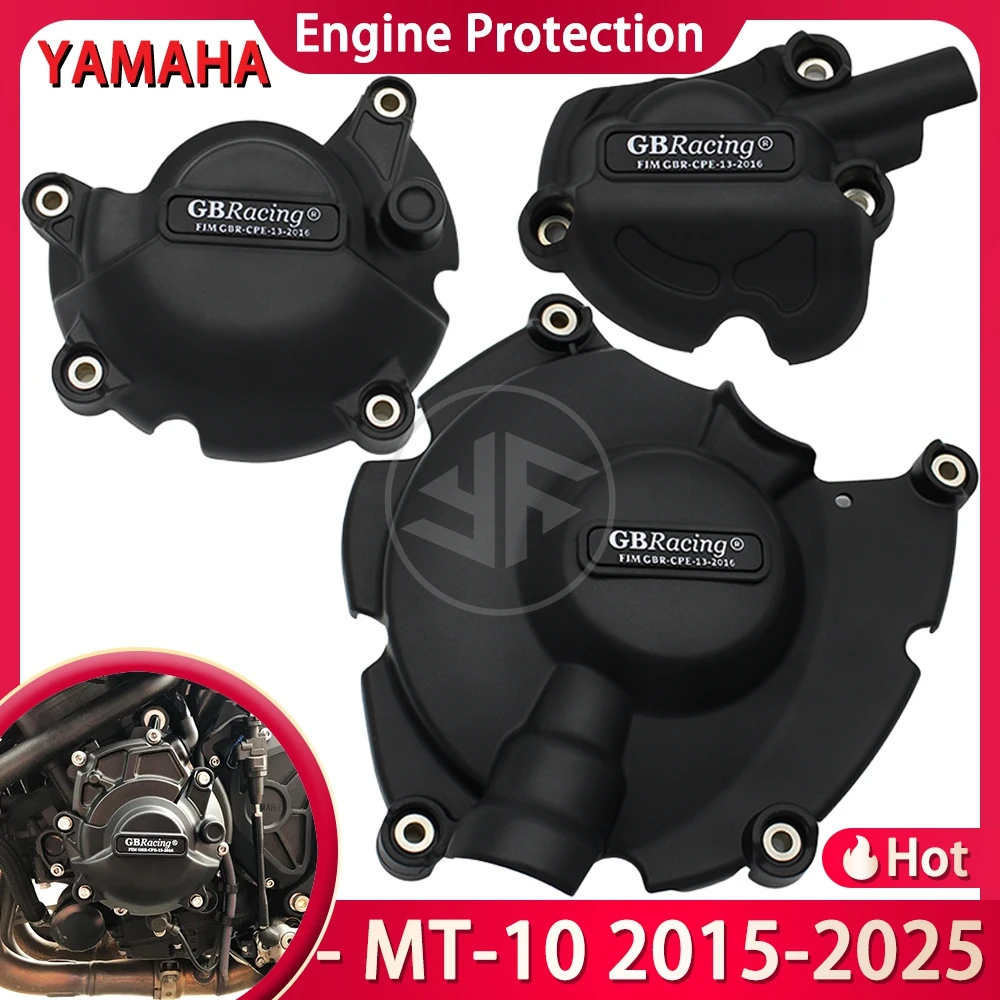 

For YAMAHA MT-10 2015 2016 2017 2018 2019 2020 2021 2022 2023 2024 2025 Motorcycle Accessories GB Racing Engine Protection Cover