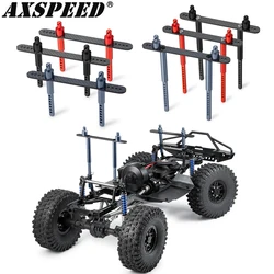 AXSPEED RC Car Body Post monta la colonna del guscio anteriore e posteriore in lega metallica per Axial SCX10 II 90046 90047 1/10 RC Crawler Car Parts