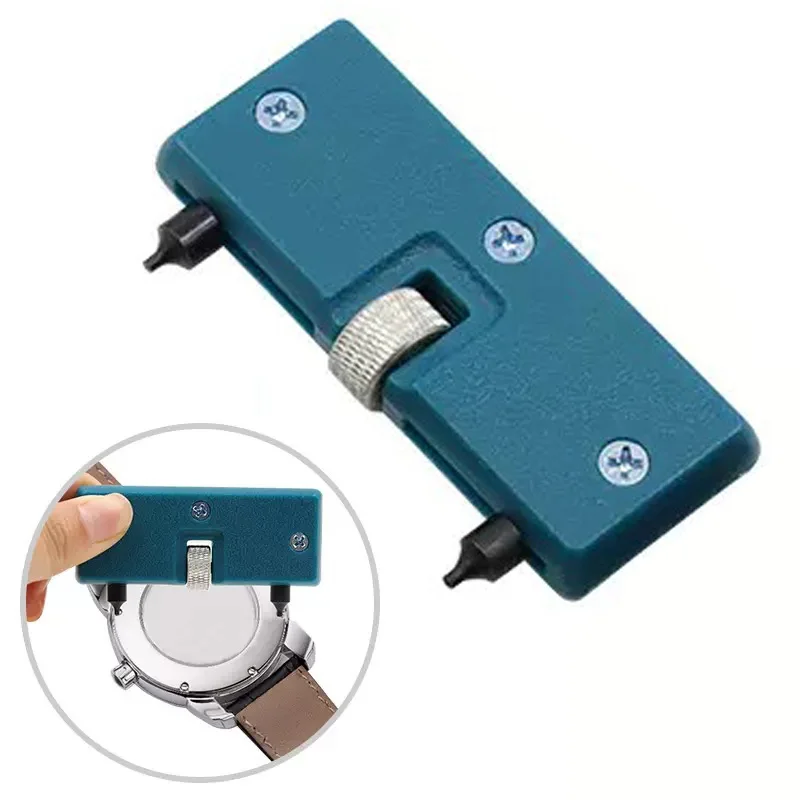Adjustable Screw Portable Press Closer Remover Kits Watch Opener Back Case 56mm Caliber Hand Tool Wrench Watch Battery Cover
