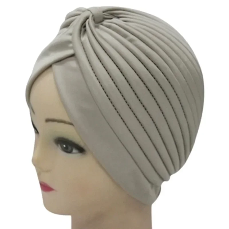 

Головной убор в индийском стиле, шапка-тюрбан, головной убор, повязка на голову, модная женская головная повязка, украшение, простые аксессуары для женщин, шапочка