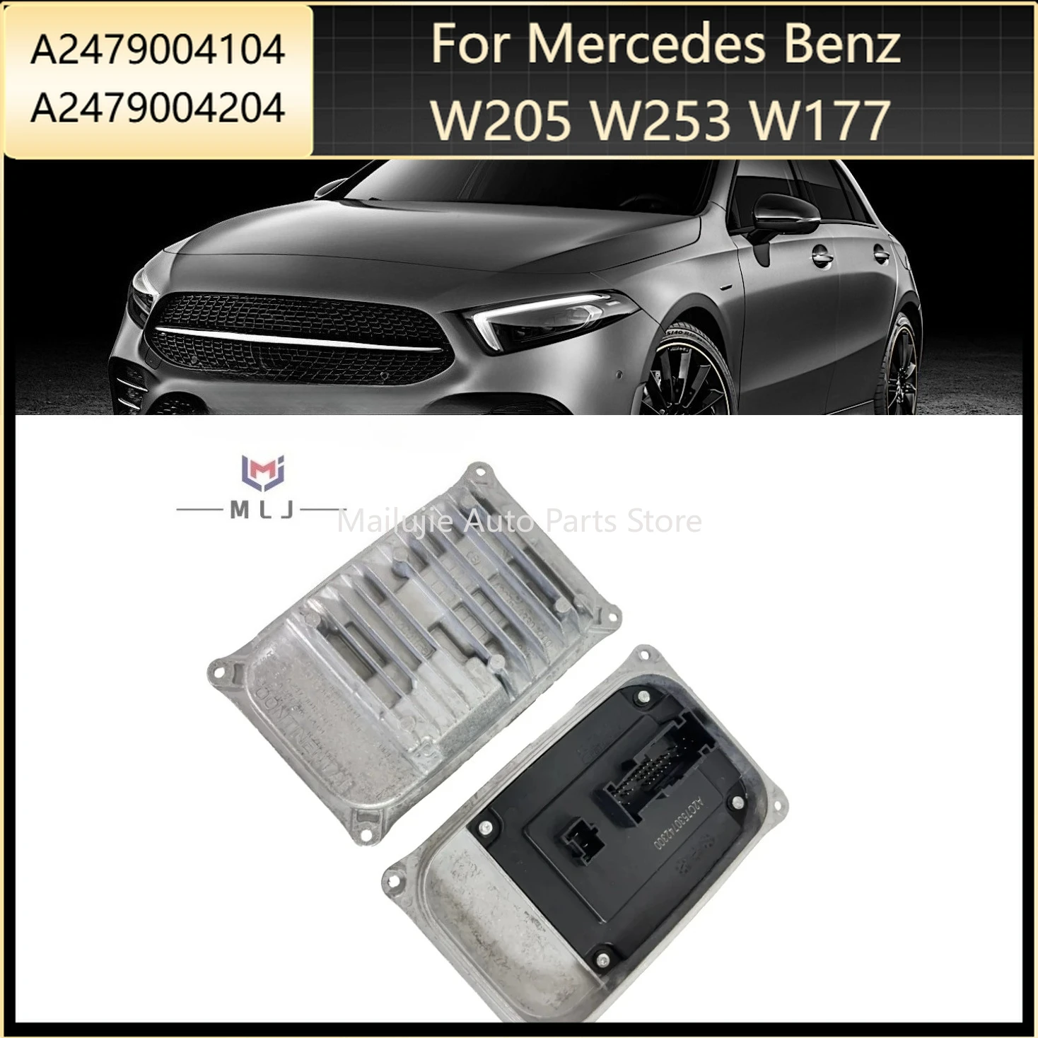 

For Mercedes Benz W205 W253 W177 New A2479004104 A2479004204 Headlight LED Driver Unit Daytime Running Light Controller Module