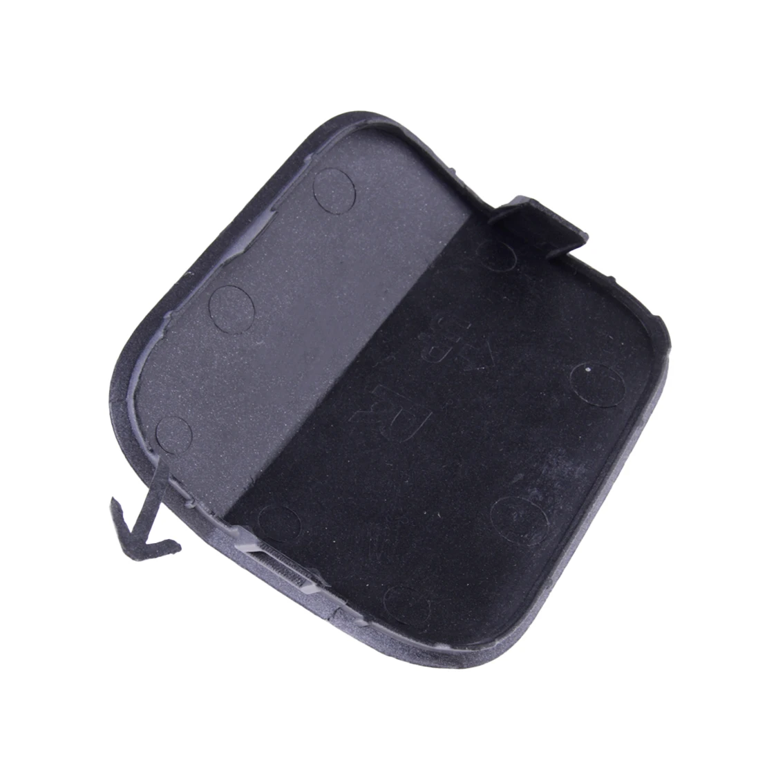 1 زوج الفضة المصد الأمامي سحب هوك ثقب يغطي قبعات البلاستيك صالح لتويوتا هايلاندر 2020 2021 2022 2023 #5