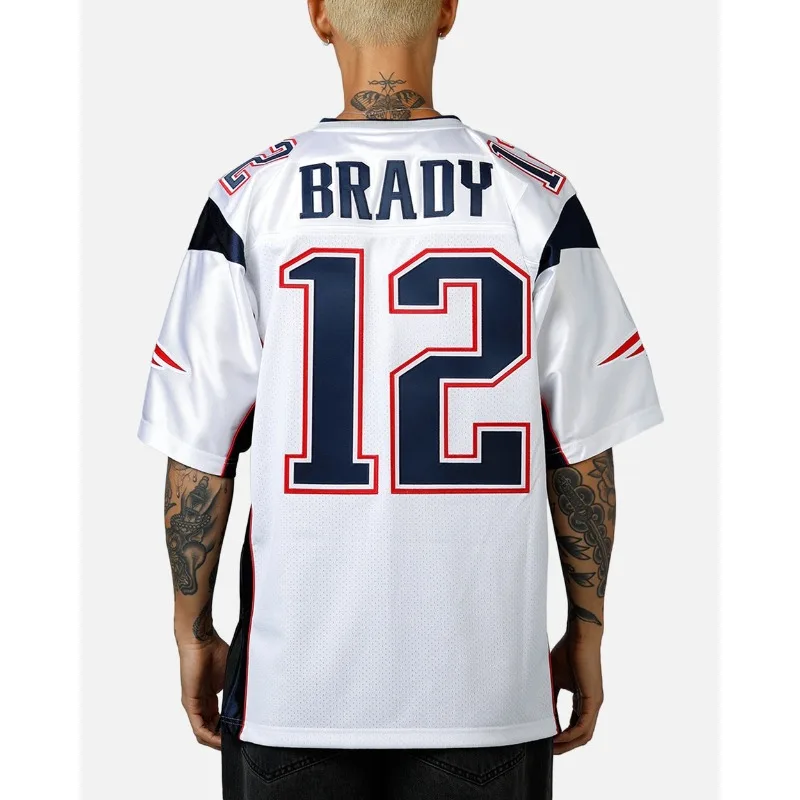 Camiseta Deportiva Casual de Moda para Hombre y Mujer, Número 12, Tom Brady, Talla Grande, Cuello en V, Transpirable, de Secado Rápido, 2026