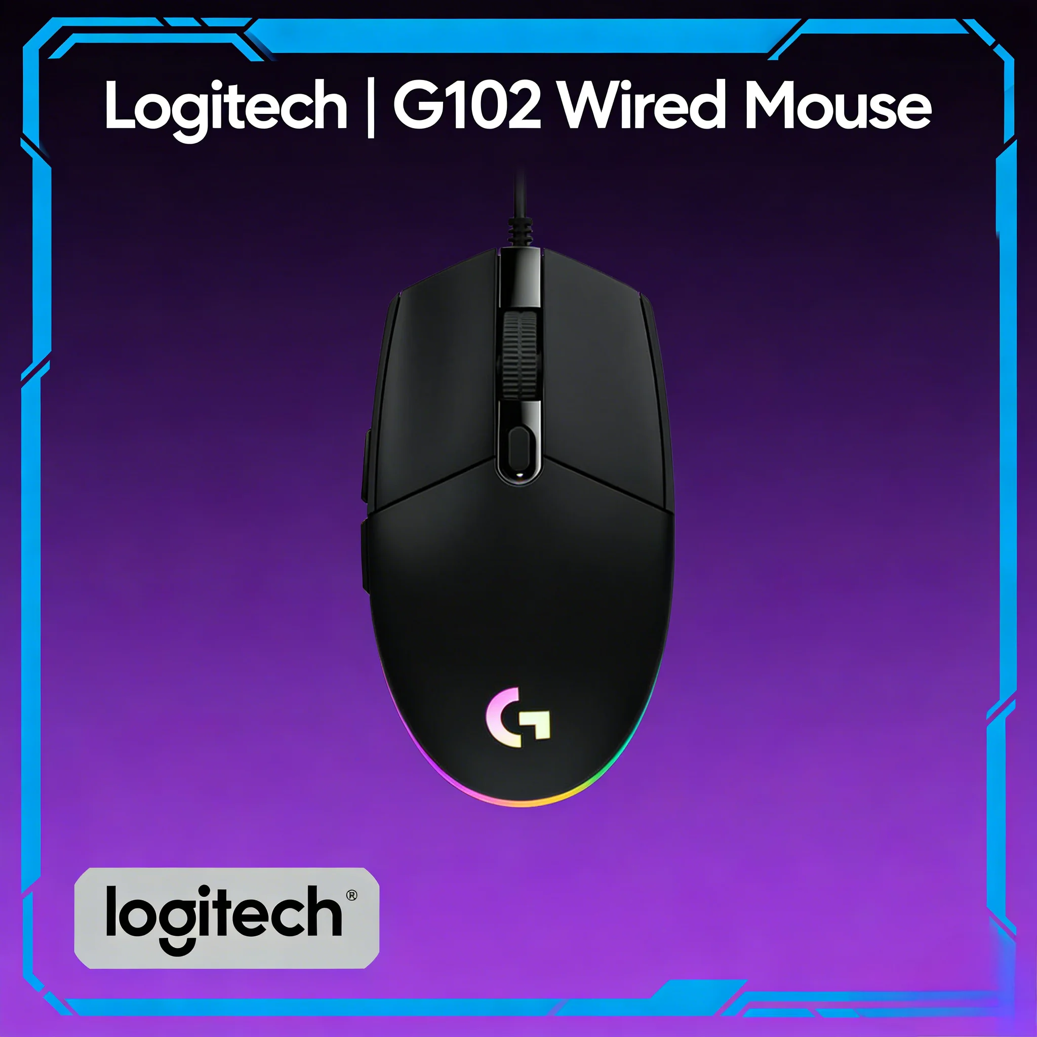 

G102 2nd Gen Wired Mouse 8000DPI High Precision Sensor Entry-Level Esports
