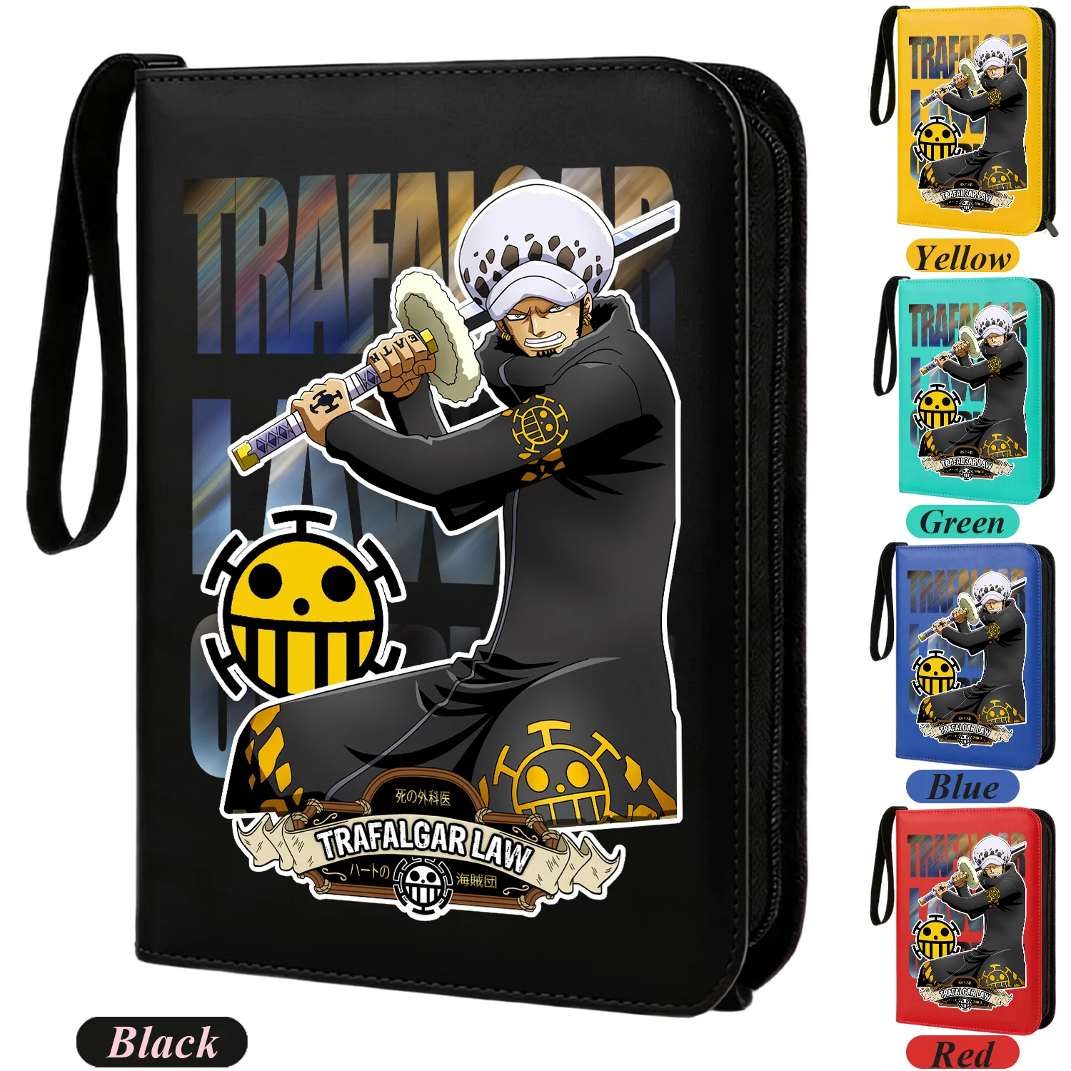 400pcs Anime ONE PIECE Zipper Card Album Book Collection Card