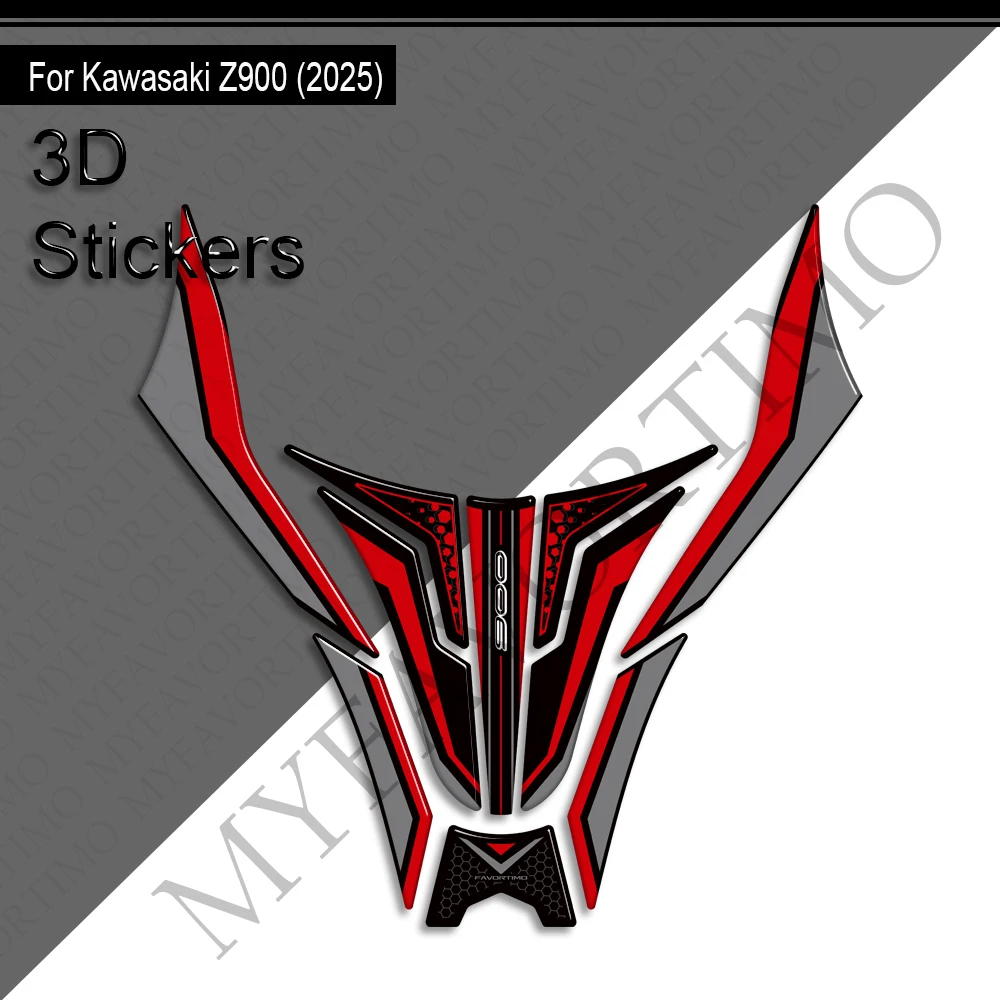 Voor Kawasaki Z900 Z900 SE 2025 2026 Motorfiets Tank Pad Cap Gas Stookolie Kit Kuip Spatbord Covers Stickers Decals protector