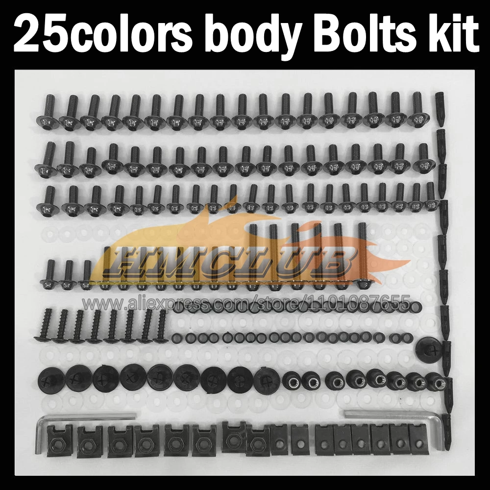 

268ps Full Screws Kit Body bolt For HONDA NSF 100 NSF-100 NSF100 06 07 08 09 10 2006 07 2008 2009 2010 Fairing bolts screw NutS