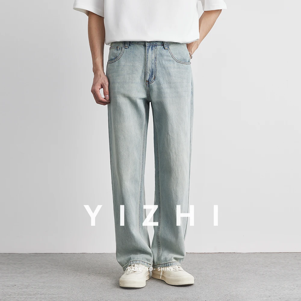 Lyocell Straight Jeans Summer 2025 New Thin Retro Loose Casual Fashion Wide Pants Straight Pants Large Size Jeans 25-36 - Image 3