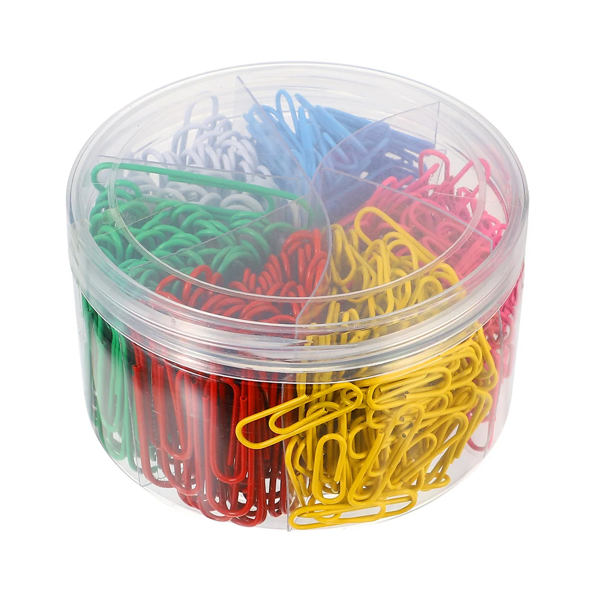 

450 Pcs/1 Paperclip Wire Clips Metal Paperclips for Office School Stationery Binder Photo Holder Colorful