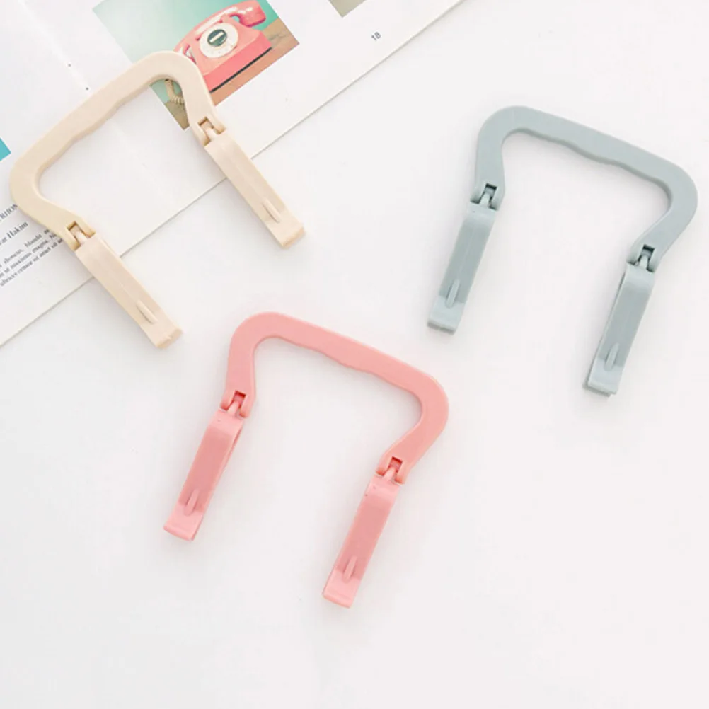 

6PCS Anti-slip Trash Bag Clips PP Waste Bin Barrel Sturdy Fix Prevent Slipping Move Comfortable Grip