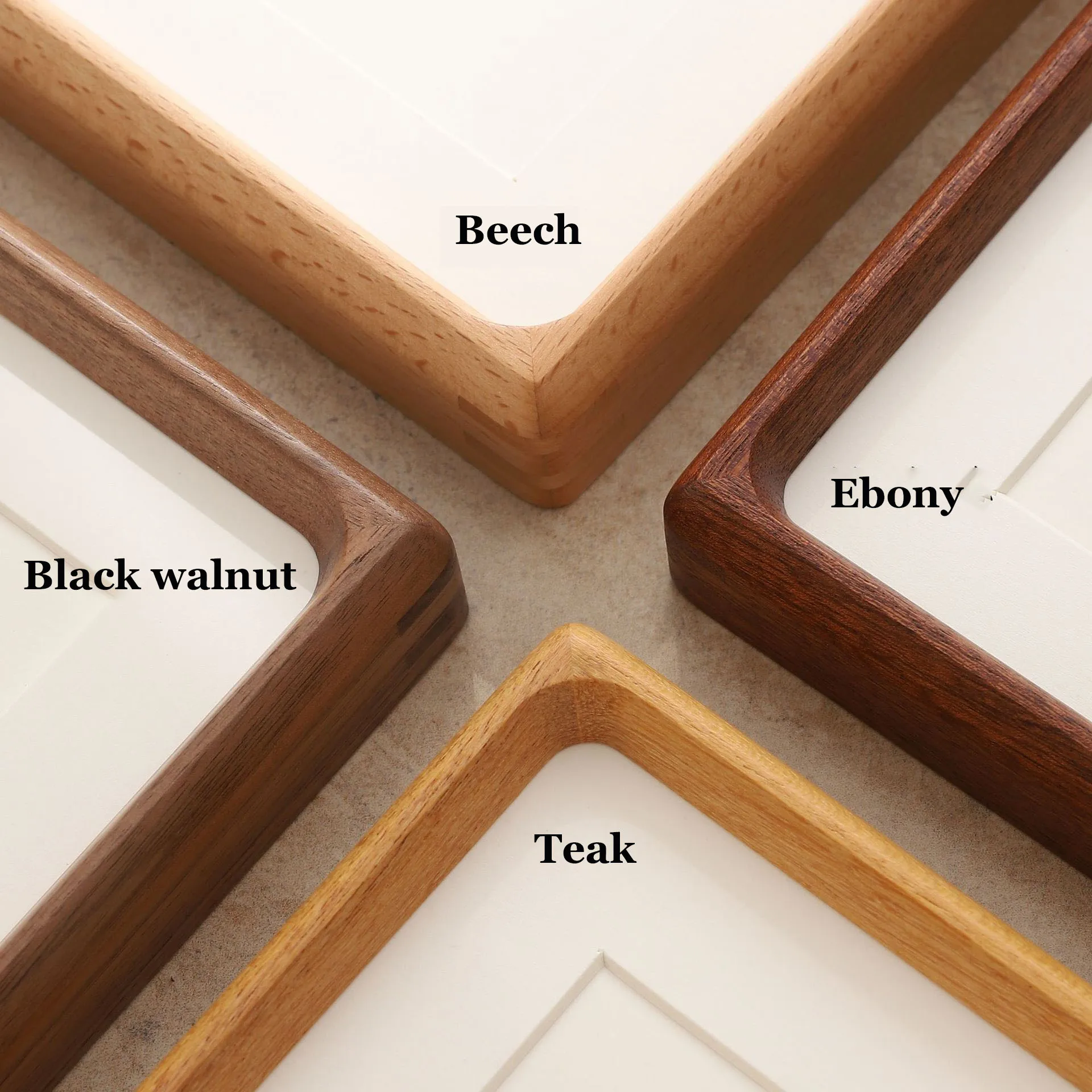 Square Photo Frame High-grade Black Walnut Wedding/Teak Picture Frame DIY Four Grid Couple Display Pictures Home Desktop Decor