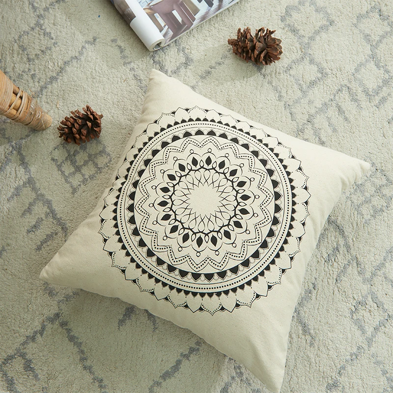 Cotton Printing Cushion Covers Bohomian Cushion Covers Vintage National 45x45cm Cushions Cover For Home Decorative Pillows Case