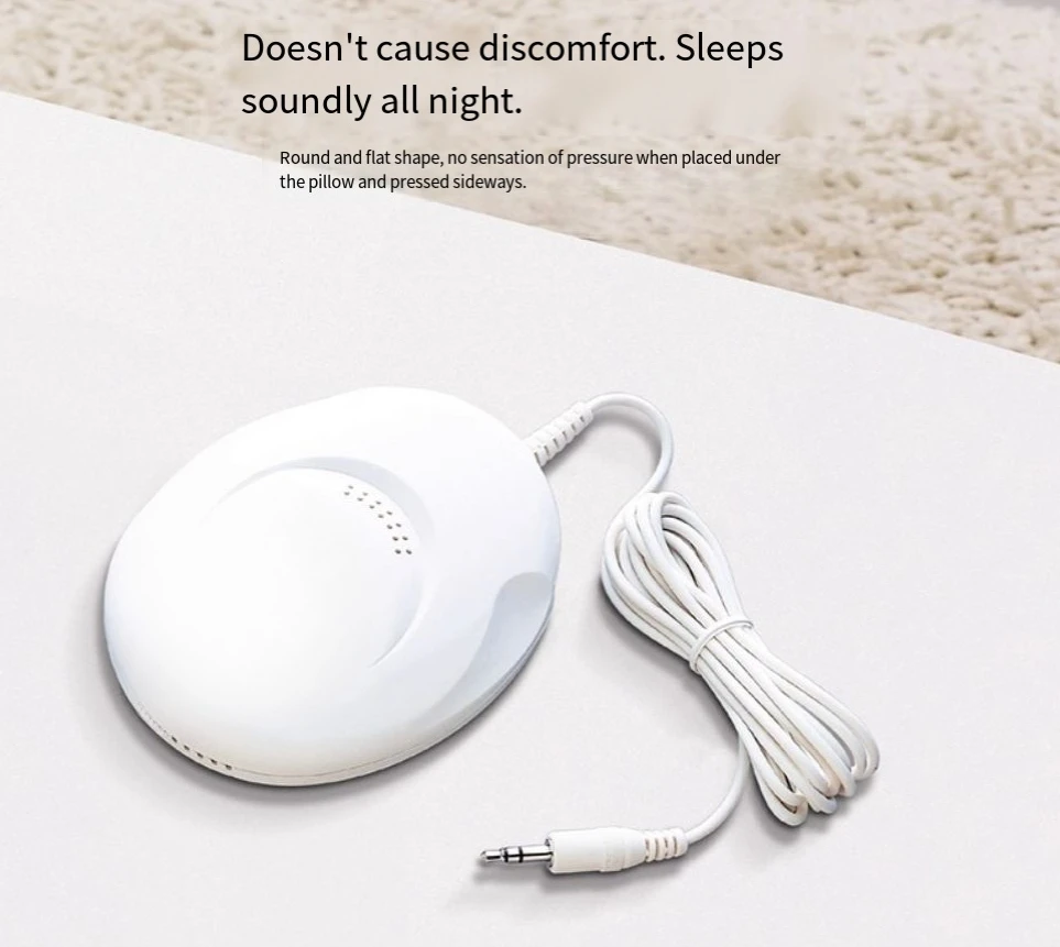 Portable small pillow to listen to high sound quality to help sleep without in the ear, For SANGEAN PS-100 wired earphones