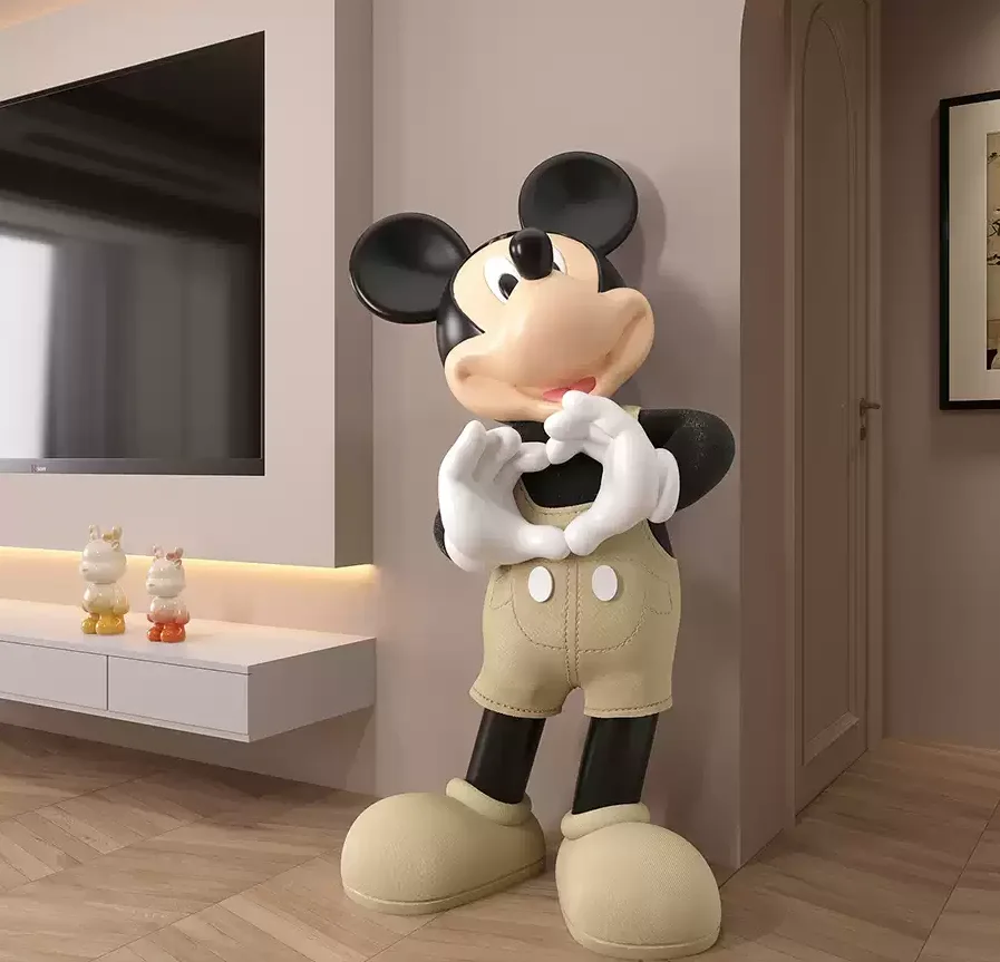 

[VIP] большой размер, поднос с Микки Маусом, смоляная фигурка, игрушки, коллекция статуй, модель, украшение для комнаты, украшения, мебель, кукла