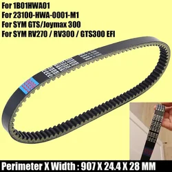 Drive Belt For SYM GTS Joymax 300 RV270 RV300 GTS300 1B01HWA01 23100-HWA-0001-M1 Scooter Clutch Transfer Belt RV 270 300