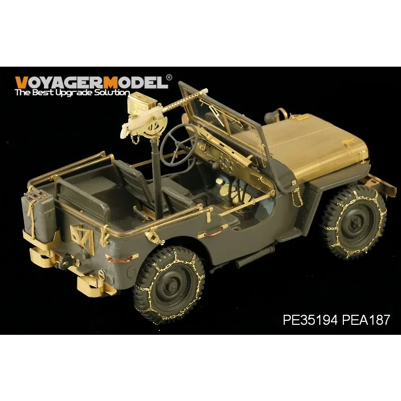 Voyager Model PEA187 1/35 WWII U.S. Jeep Willys MB Tyre Chains (For TAMIYA /ITALIAN) (NO Car)