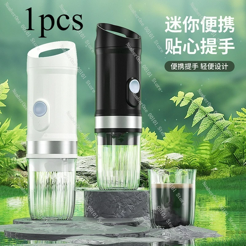 

New portable coffee machine lithium battery 3 in 1 multi-capsule compartment can be heated automatic coffee machine
