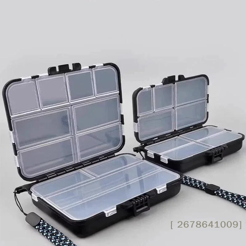 〔L〕1/2 PCS Lure Fishing Gear Box Double Sided Fishing Parts Accessories Bag Tools Storage Bait Boxes For Fish Hook Carp Fishing