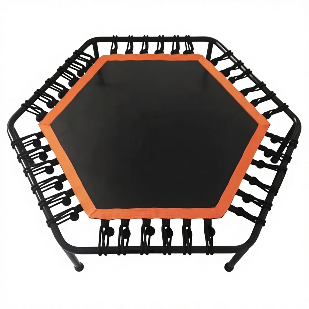 

Wholesale High Quality Durable Black Bungee Trampoline Fitness Cheap Jumping Springs Gymnastic Indoor Trampolinespromote sales