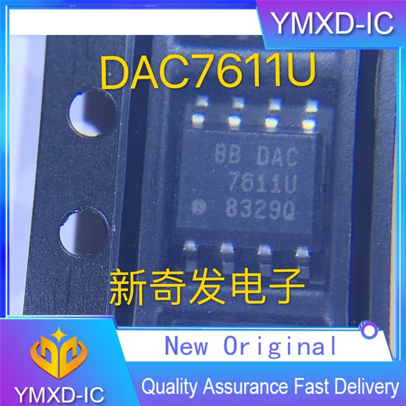 10Pcs/Lot New Original Dac7611u Dac7611 Digital to Analog Converter Chip Sop8 Import In Stock